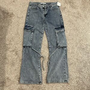 Altar’d State Cargo Jeans size 27 NEVER WORN